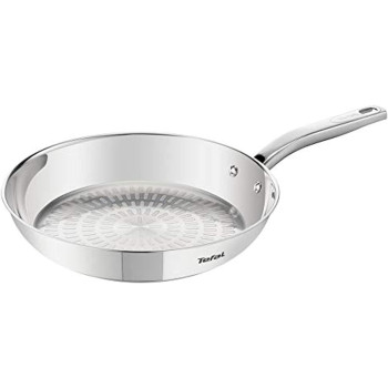 Tefal Intuition V2 Frypan, B8580784, Silver, 30CM, Stainless Steel