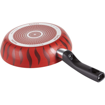 Tefal Frying Pan, G6 Tempo Flame 20 CM Frypan, Non-Stick With Thermo Spot, Red, Aluminium