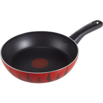 Tefal Frying Pan, G6 Tempo Flame 20 CM Frypan, Non-Stick With Thermo Spot, Red, Aluminium