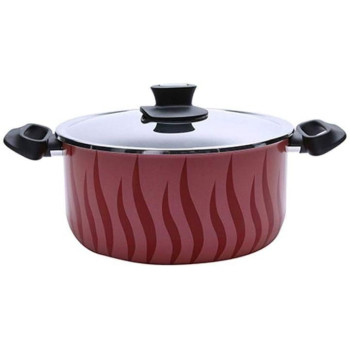 Tefal Tempo Casserole With Lid, Red, 28 Centimeter