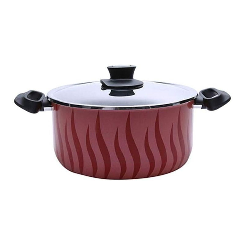 Tefal Tempo Casserole With Lid, Red, 28 Centimeter