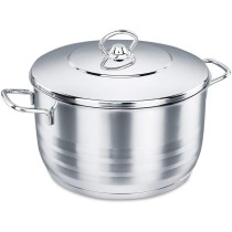 Korkmaz Astra Stainless Steel Casserole, 20X12CM, Stainless Steel