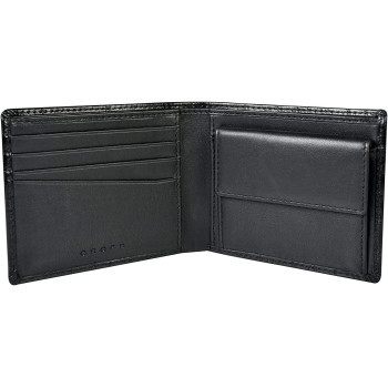 Cross Coco Signature Bi-Fold Coin Wallet, Black