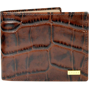 Cross Coco Signature BI-Fold Coin Wallet, Brown, AC268072-1-2