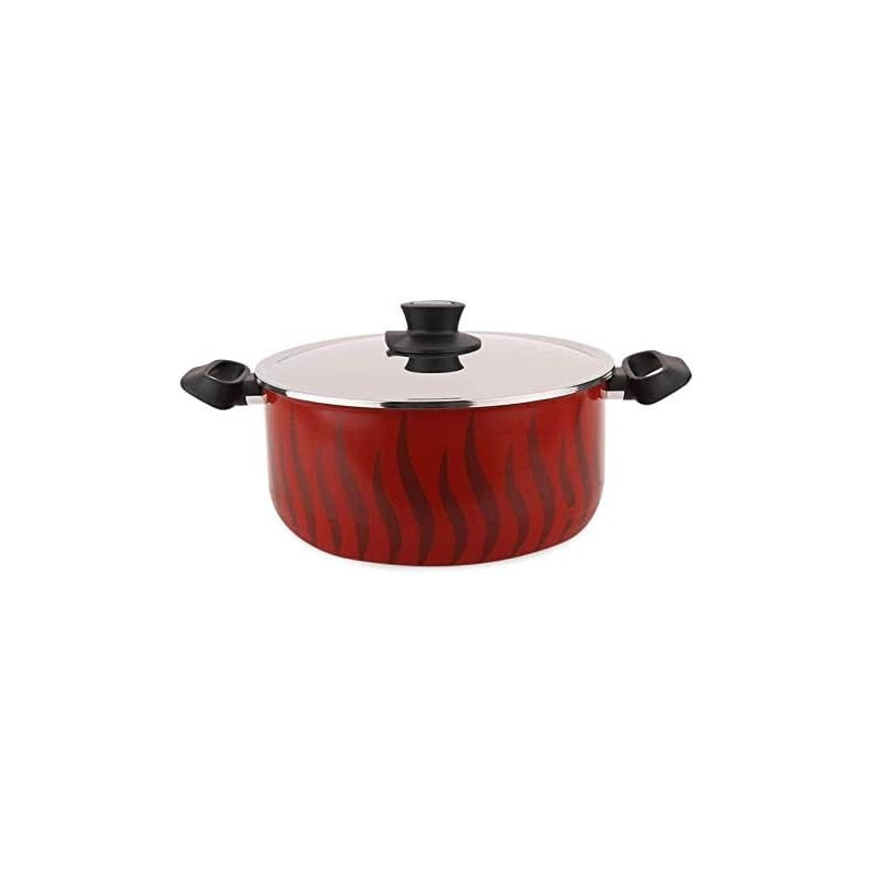Tefal Tempo Casserole With Lid, 30CM, Red