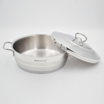 Korkmaz Astra Stainless Steel Low Casserole 26X10 CM/5.3 L