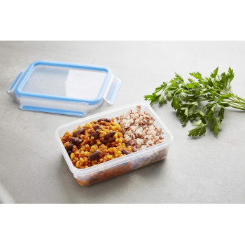 Tefal Masterseal Fresh Plastic Food Box, Blue, 5.5 L