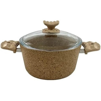 Homemaker Granitec 7 Pieces Cookware Set, Milk Brown