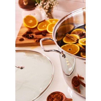 Tefal Intuition Stainless Steel 6 Piece Pots And Pans Cooking Set