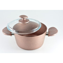 Homemaker Granitec 7 Pcs Cookware Set, Rosegold