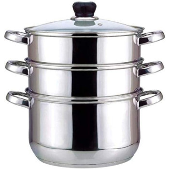 Wilson 3 Level Steamer, Silver, 24 CM, JY-174A 24C/B