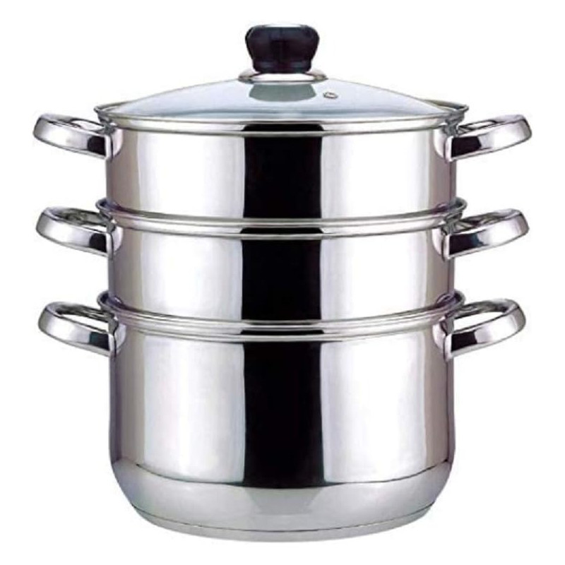Wilson 3 Level Steamer, Silver, 24 CM, JY-174A 24C/B