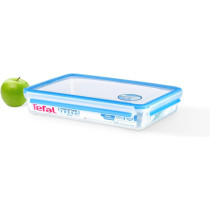 Tefal K3022412 Masterseal Fresh Box, Plastic Food Storage Container, Keeps Fresher For Longer And 100 Percent Leakproof, 2.6 Litre