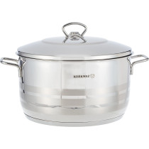 Korkmaz Astra Stainless Steel Casserole 26X15 CM, Silver