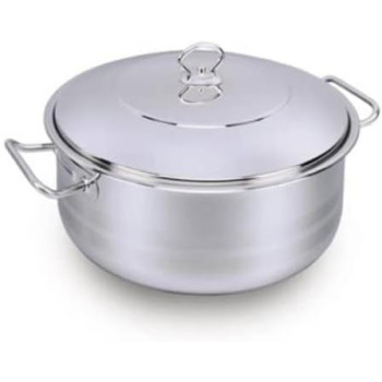 Korkmaz Astra Stainless Steel Casserole 26X15 CM, Silver