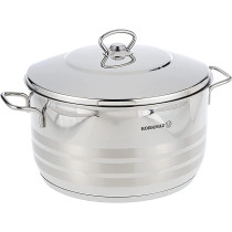 Korkmaz Astra Stainless Steel Casserole 26X15 CM, Silver