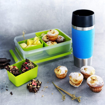 Tefal 0.36 Litre Travel Mug, Light Blue, Stainless Steel/Plastic, K3086114