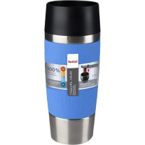 Tefal 0.36 Litre Travel Mug, Light Blue, Stainless Steel/Plastic, K3086114