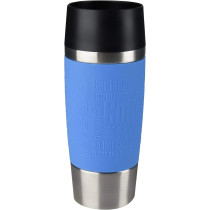 Tefal 0.36 Litre Travel Mug, Light Blue, Stainless Steel/Plastic, K3086114