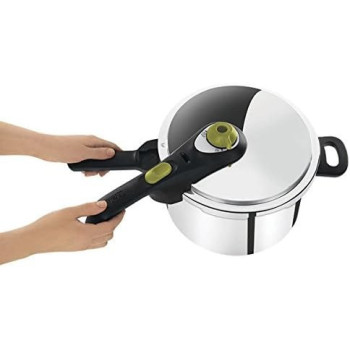 Tefal Secure 5 Neo Pressure Cooker, 6 Quart, Silver