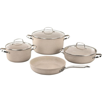 Korkmaz Granita 7 Pieces Forged, Aluminum, Cookware Set, Cookware Pots And Pans Set