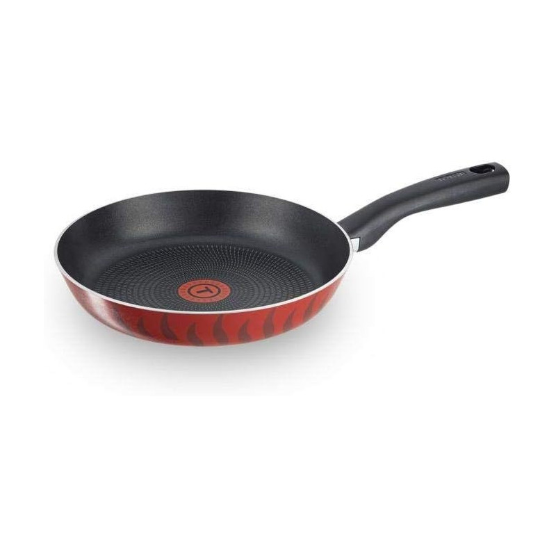 Tefal Tempo Fry Pan, Red/Black, 28 Centimeter, Aluminum