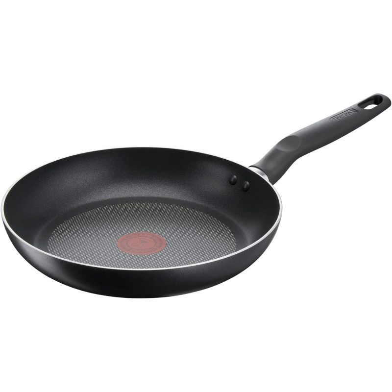 Tefal Frying Pan G6 Super Cook 26 CM Frypan Non Stick With Thermo Signal, Black, Aluminium