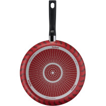 Tefal Frying Pan G6 Tempo Flame 28 CM Frypan Non-Stick With Thermo Spot, Red, Aluminium