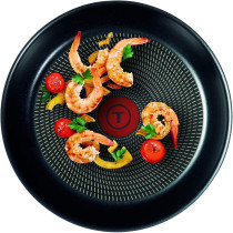 Tefal Frying Pan G6 Tempo Flame 28 CM Frypan Non-Stick With Thermo Spot, Red, Aluminium