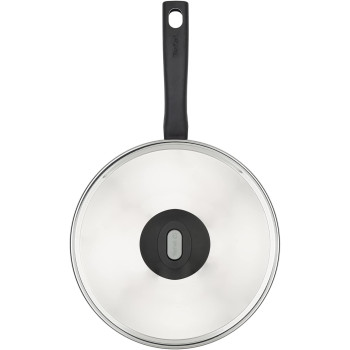 Tefal Tempo Flame 20 CM Non Stick Saucepan With Lid, Red, Aluminium, C3042483