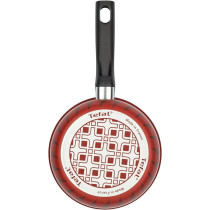 Tefal Tempo Flame 20 CM Non Stick Saucepan With Lid, Red, Aluminium, C3042483