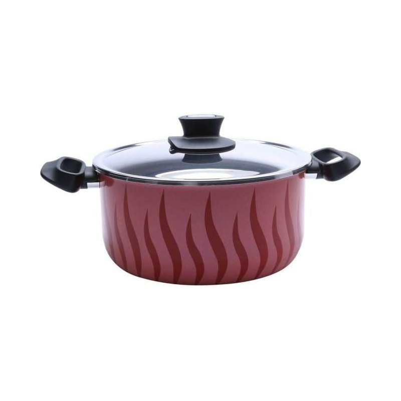 Tefal New Tempo Casserole With Lid, Red, 26 Centimeter