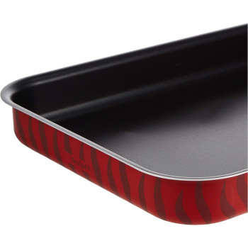 Tefal Les Specialists Roaster Rect, 45X31 CM, Red, Aluminium, J1325082
