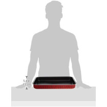 Tefal Les Specialists Roaster Rect, 45X31 CM, Red, Aluminium, J1325082