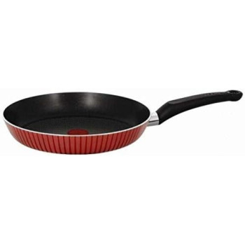 Tefal Aluminum Tempo Non-Stick 24 CM Frying Pan, Red