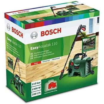 Bosch Easyaquatak 110 High Pressure Washer, Green