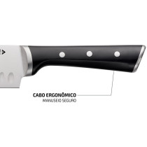 Tefal Ice Force 18 CM Santoku Knife, Black, Stainless Steel, K2320614