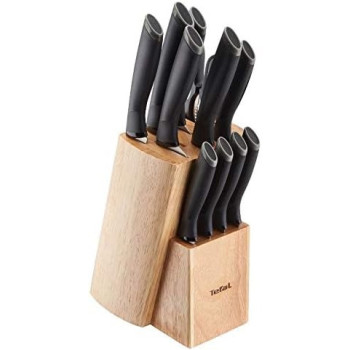 Tefal Stainless Steel Knife 15 CM, Black