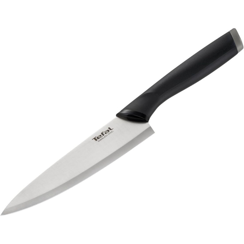 Tefal Stainless Steel Knife 15 CM, Black