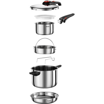 Tefal Pressure Cooker Secure Neo 6 Liters, Silver