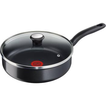 Tefal Compatible Glass Lid, Stainless Steel, Silver