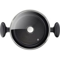 Tefal Compatible Glass Lid, Stainless Steel, Silver