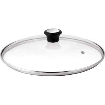 Tefal Compatible Glass Lid, Stainless Steel, Silver