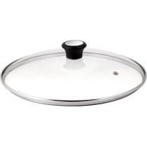 Tefal Compatible Glass Lid, Stainless Steel, Silver