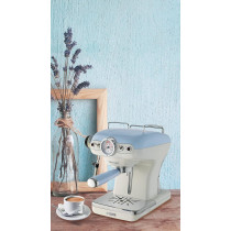 Ariete Vintage Espresso Coffee Machine With Manometer And Milk Frother, Auto Shut-Off, Cappuccino Maker, Green