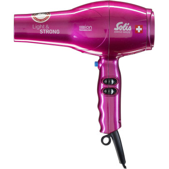 Solis 969.49 Light and Strong Hair Dryer, Pink