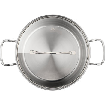 Tefal Intuition Stainless Steel 24 CM Casserole With Lid, 4.9 Litre, Silver Colour, A7024615