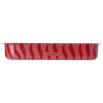 Tefal Tempo 3 Pcs Oven Dish Set, Rectangular, Red, Alminium, J1195685