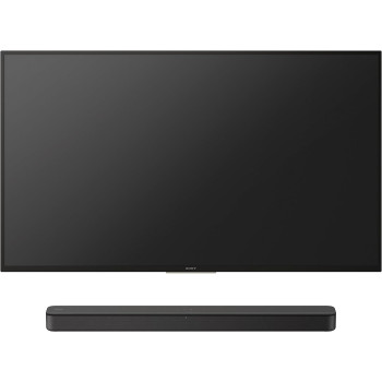 Sony HT-S100F 2.0Ch 120W Single Soundbar With Bluetooth, Bass Reflex Speaker S Force Surround, Black