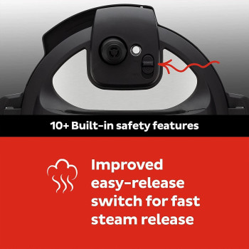 Instant Pot Duo Plus 9-In-1 Electric Programmable Pressure Cooker, Multicooker, Stainless Steel Inner Pot, Advanced Safety Protection